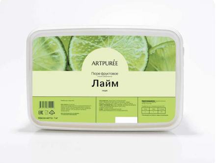 Пюре фруктовое ЛАЙМ без сахара, 1 кг ARTPUREE