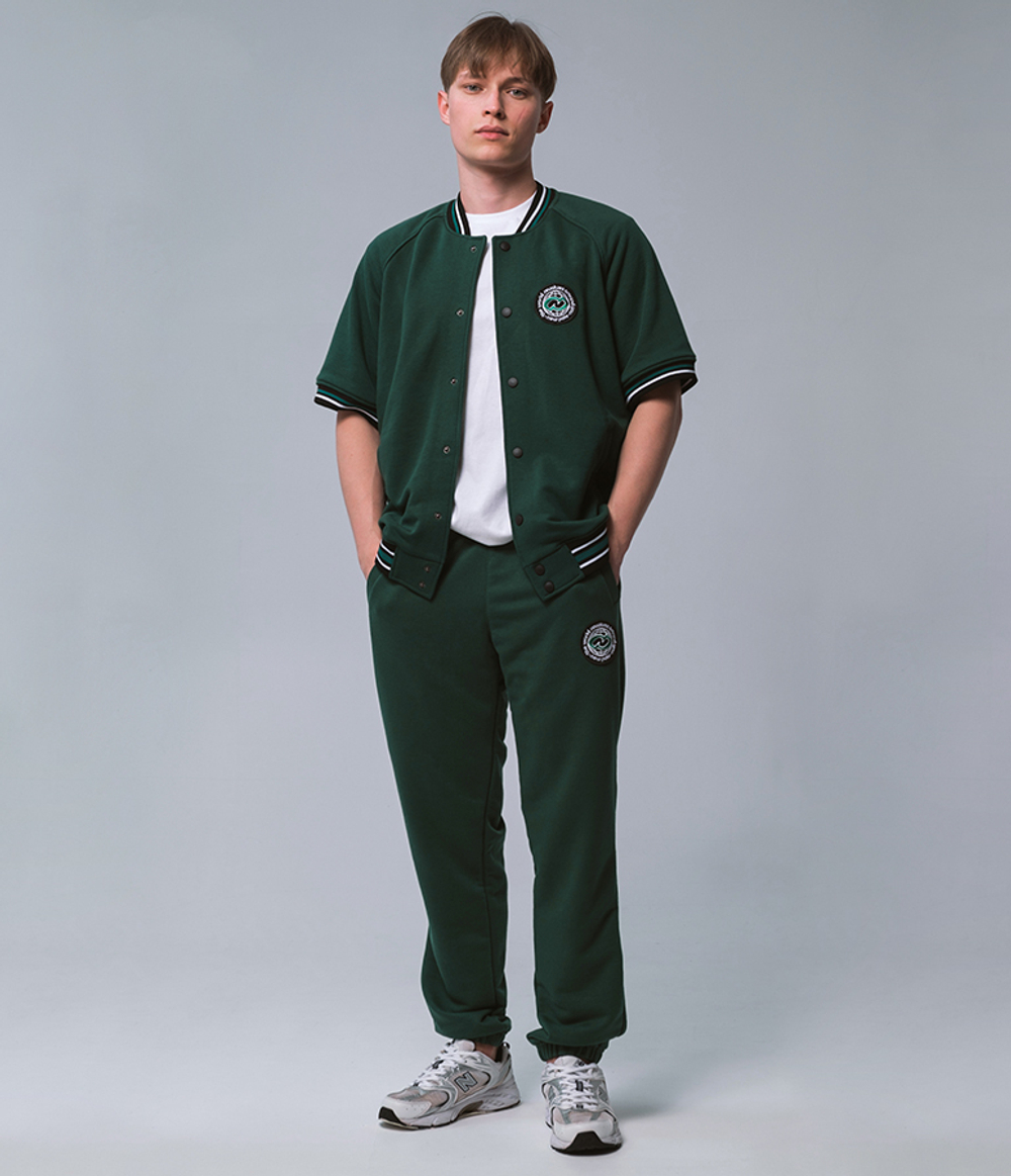 Short Sleeve Bomber Зеленый