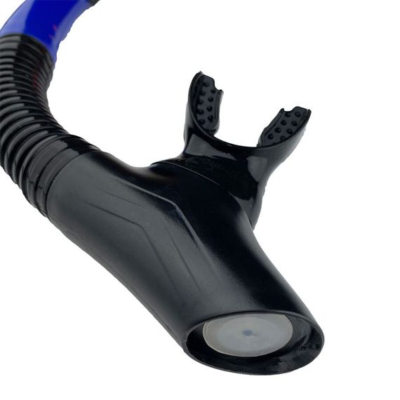 Трубка Scorpena J2 с двумя клапанами синяя