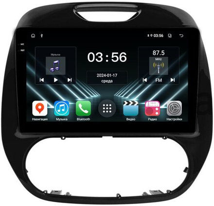 Магнитола для Renault Kaptur 2016+ - FarCar DX733M монитор 9.5" IPS на Android 13, 4+64Гб, CarPlay