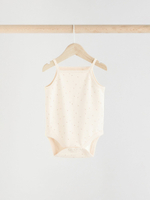 Боди без рукавов для малышей Next E58-045, 5 шт., Бежевый