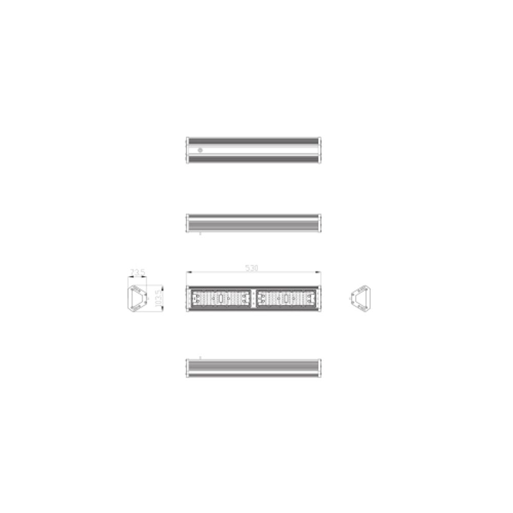 Светильник светодиодный ЭРА SPP-404-0-50K-100 100Вт 5000K IP54 КСС Г 90°