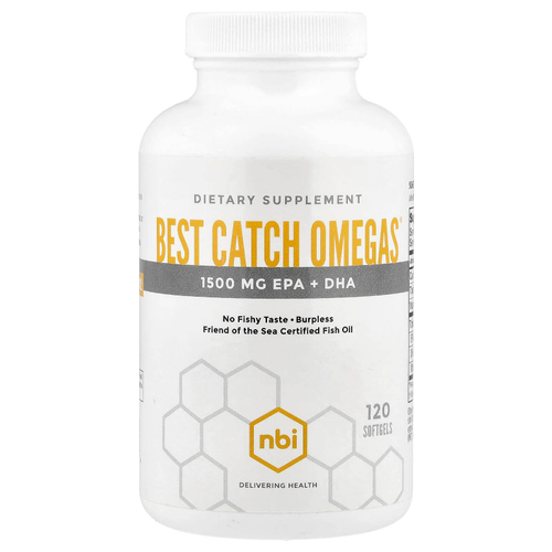 NBI, Best Catch Omegas®, 120 капсул