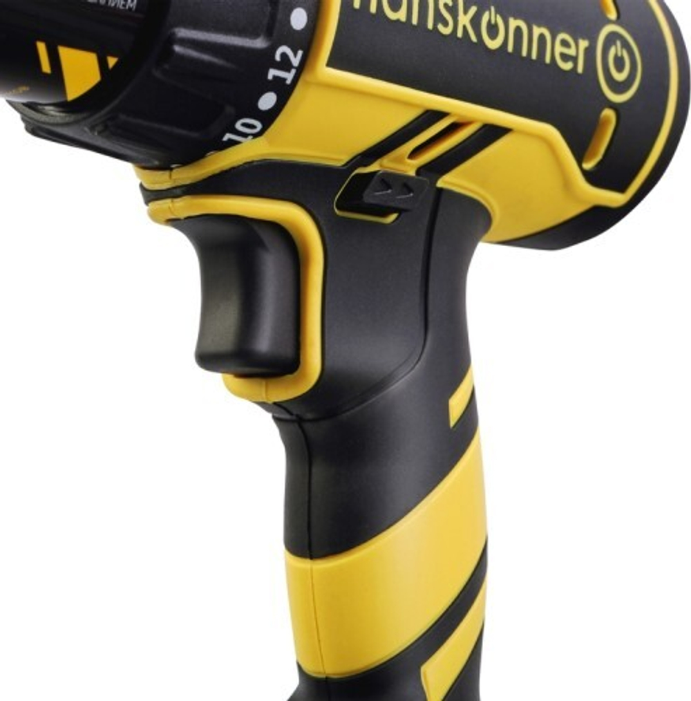 Дрель-шуруповерт аккумуляторная HANSKONNER HCD1865