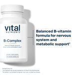 Vital Nutrients, комплекс витаминов группы B, 60 веганских капсул
