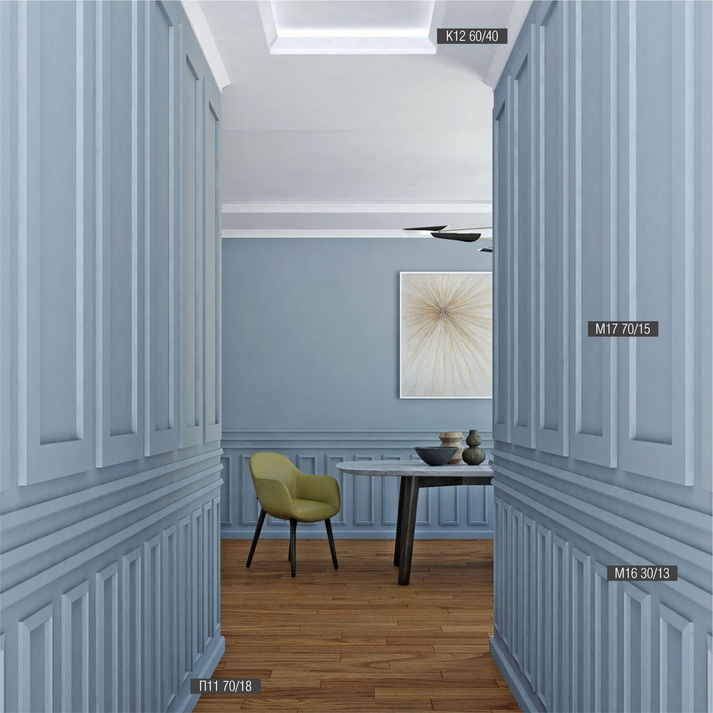 bello deco Карниз XPS К 12 (60x40) 00-00104335