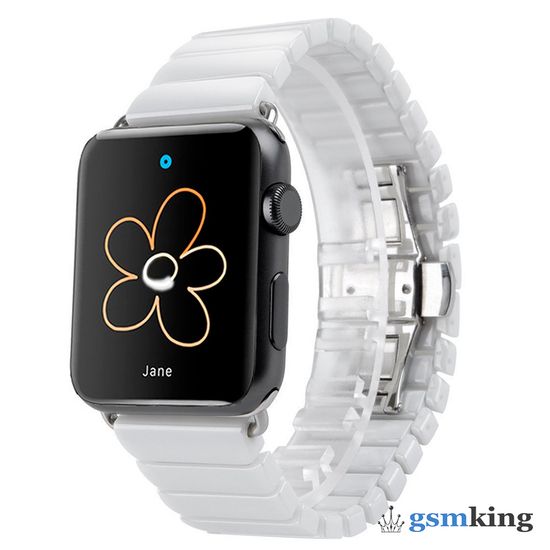 Ceramic Link Bracelet White (Белый) for Apple Watch