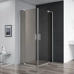 Душевой уголок Cezares Slider 90х100 SLIDER-AH-2-90/100-100/110-BR-Cr стекло бронза тонированное/профиль хром