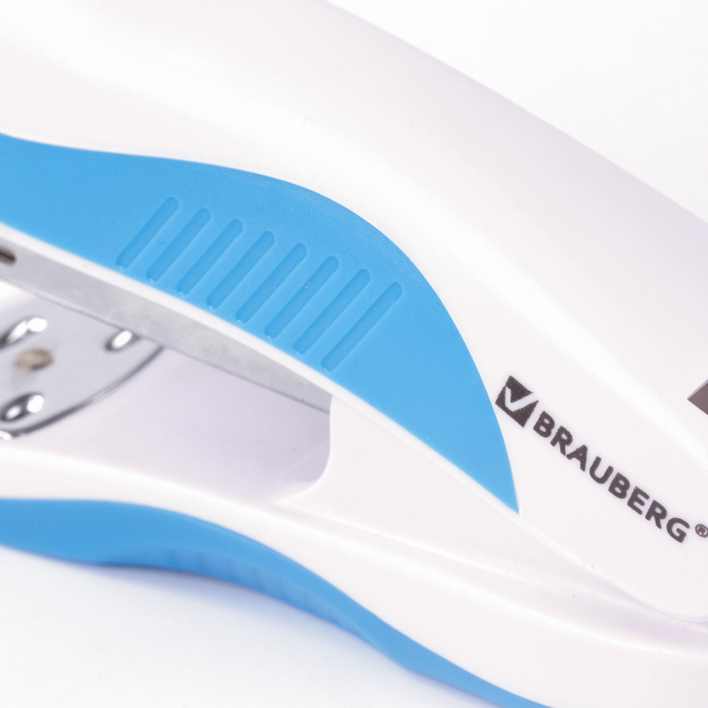 Степлер №24/6, 26/6 BRAUBERG "JET PRO", до 25 листов, эргономичный, ассорти.
