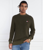 Свитер TONAL XS BADGE Tommy Jeans - зеленый(DM0DM17776)