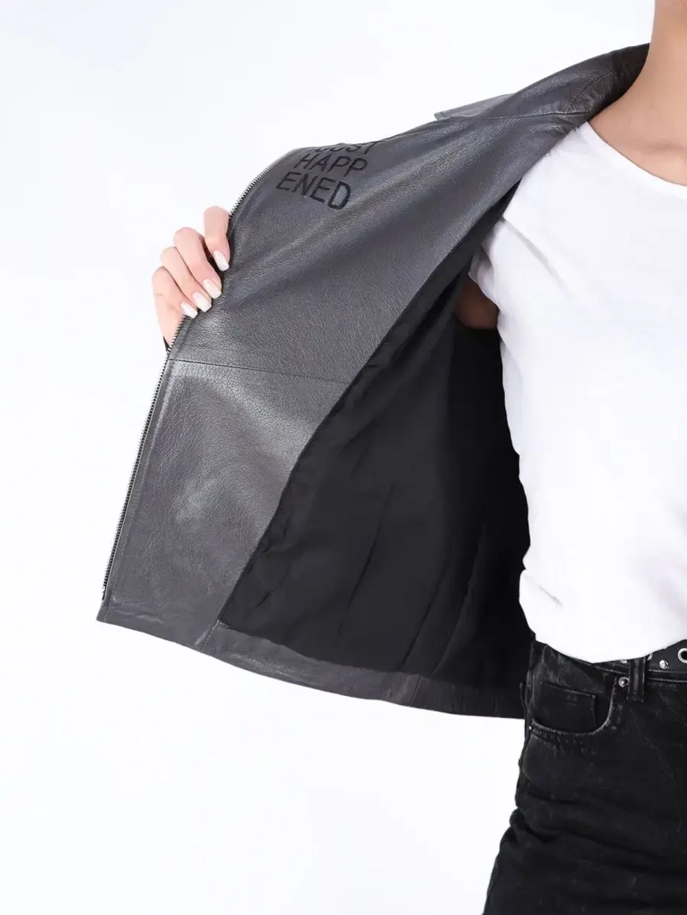 Косуха кожаная весна натуральная