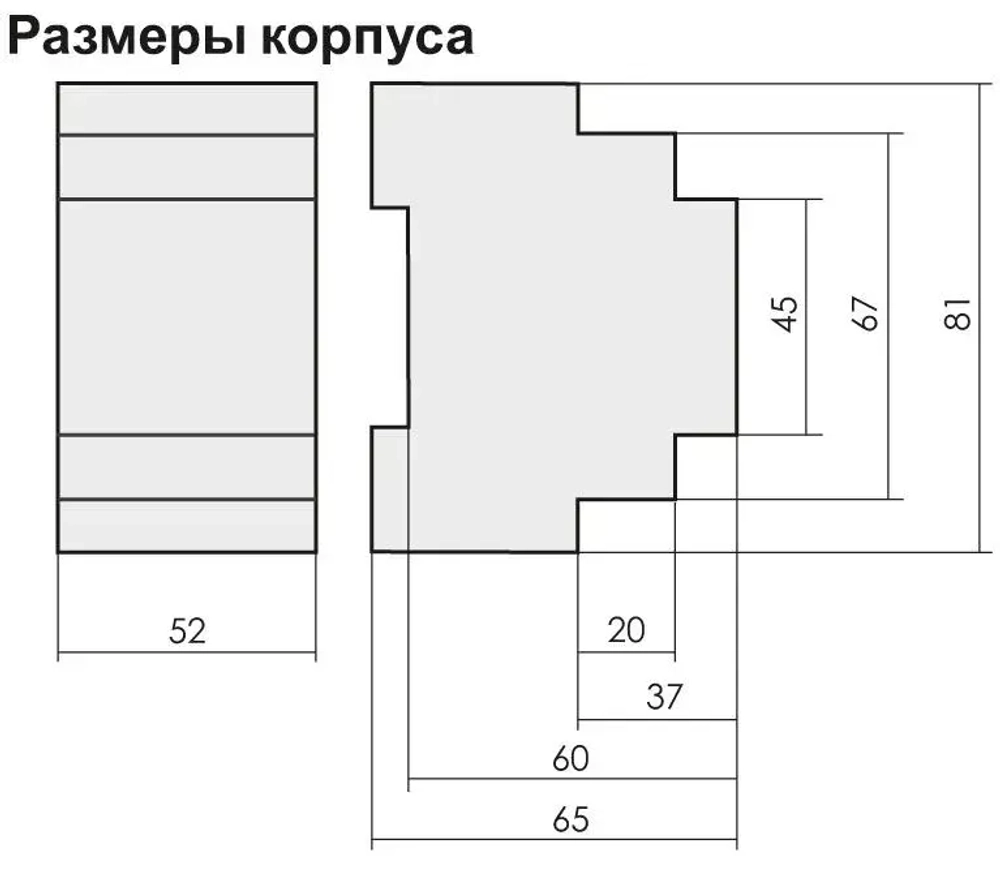 Реле промежуточное (электромагнитное) PK-4P-12 12В 50Гц 4х8А 4 перекл.
