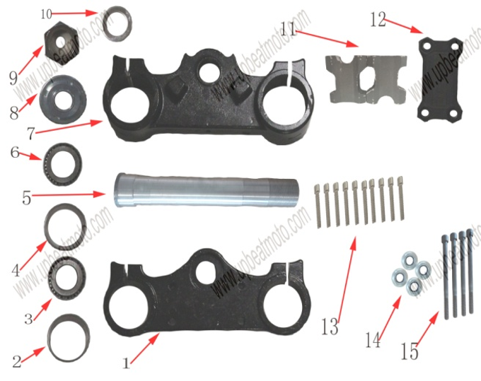 Запчасти G к питайку Motax MX 125, KTM 125, MOTAX 140