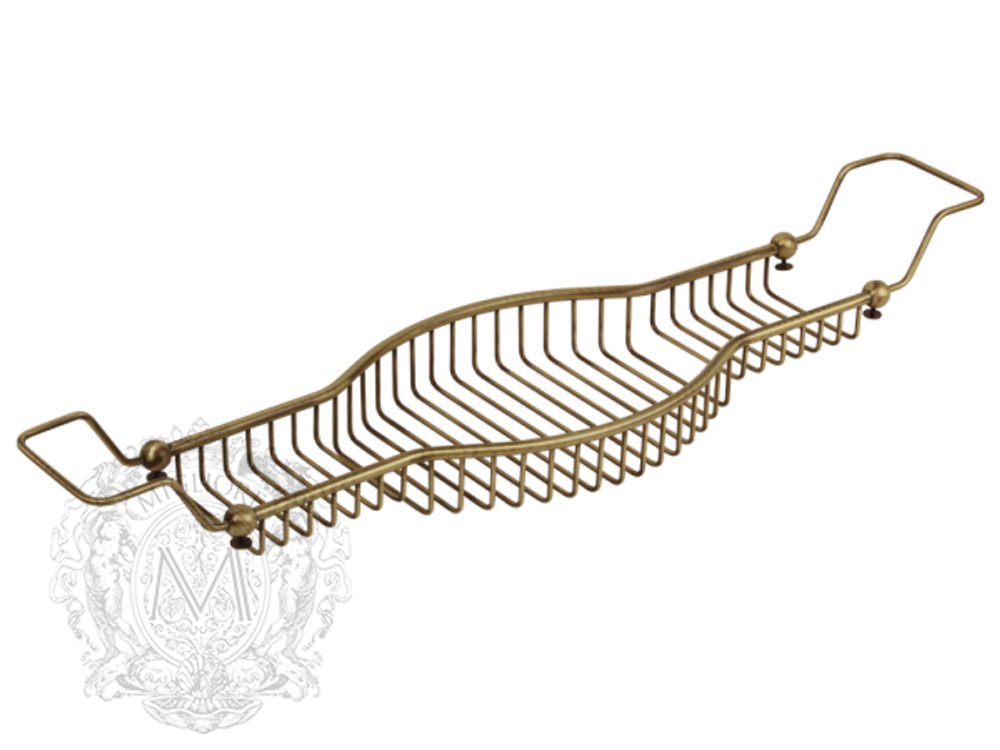 Полка-решетка на ванну овальная Migliore Complementi H6xL80-100xP22 cm ML.COM-50.173