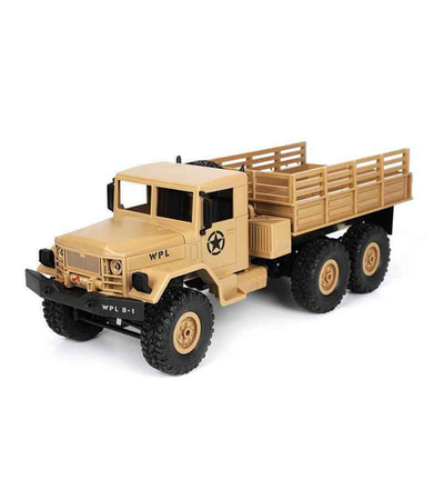 Радиоуправляемая машина WPL B-16R военный грузовик (песочный) 6WD 2.4G 1/16 RTR