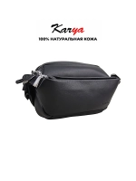 Сумка на пояс натуральная кожа