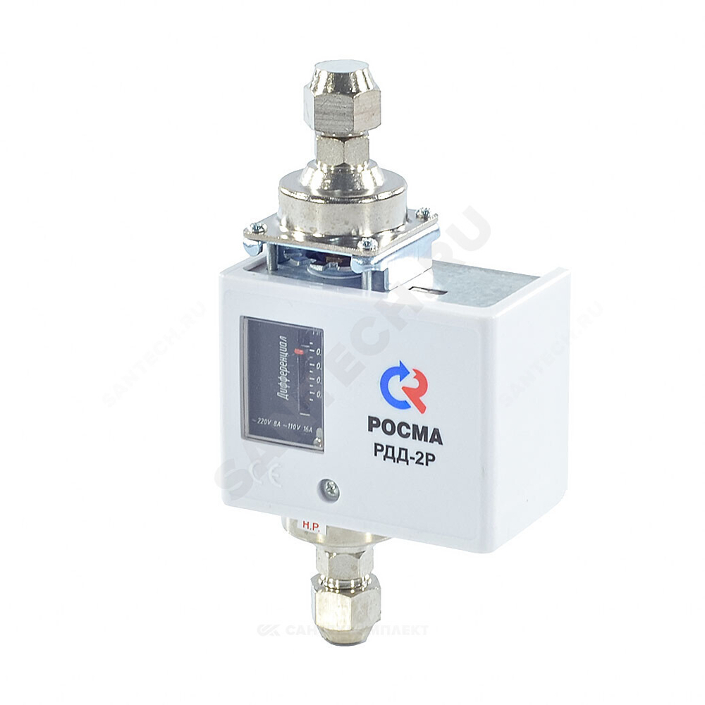 Реле давления дифференциальное РДД-2Р 0.1-0.6 МПа 1/4" Росма 00000004014