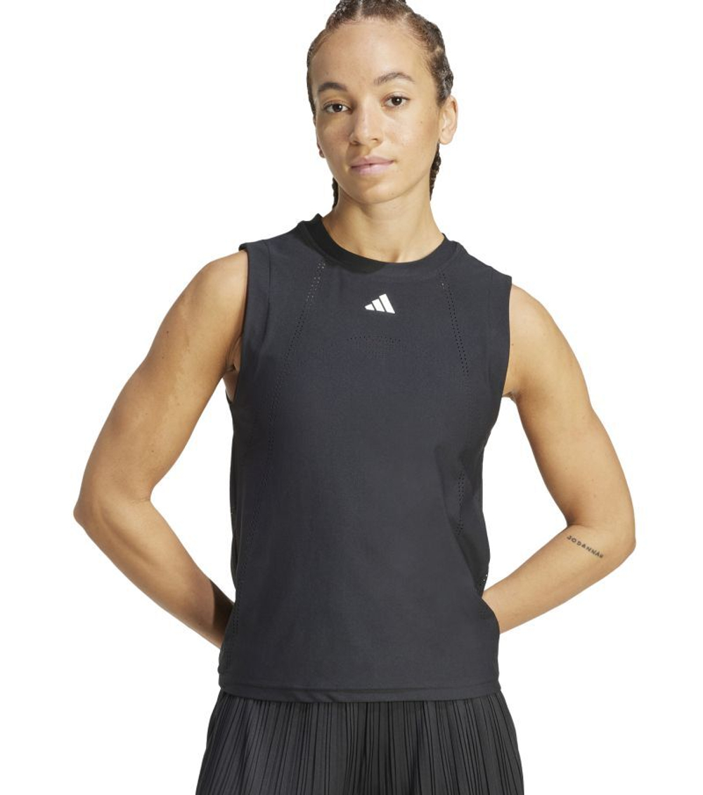 Женский топ теннисный Adidas Tennis Pro Climacool Match Tank - черный