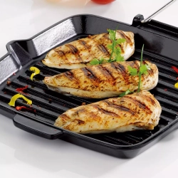 STAUB - Сковорода-гриль складная чугунная, 27 см, черная / артикул   40509-426-0  / GTIN 3272342020238
