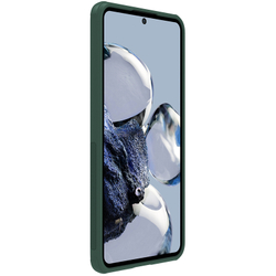Усиленный двухкомпонентный чехол зеленого цвета от Nillkin для Xiaomi 12T Pro, серия Super Frosted Shield Pro
