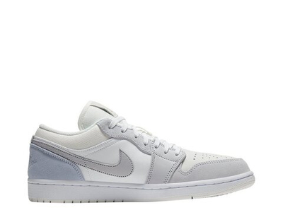 Баскетбольные кроссовки Air Jordan 1 Low "Paris" White/Sky Grey-Football Gray shoes