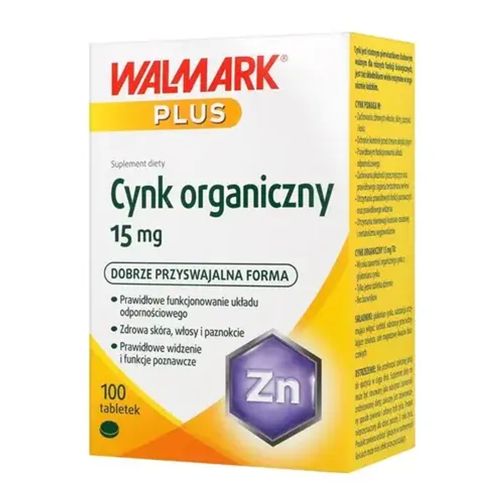 Walmark Organic Zinc - 100 таблеток
