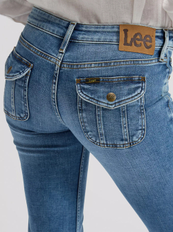 Джинсы женские LEE FLAP POCKET JESSICA LAPIS BLUE
