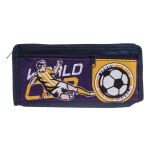 Пенал мягкий 2 отделения "Футбол" 3 цвета микс