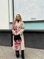 Шарф вискоза + шерсть лана