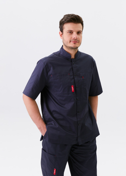 Топ медицинский унисекс Хэритаж, ртуть хлопок