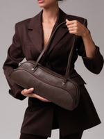 Женская кожаная сумка DBR 31186 коричневый торф