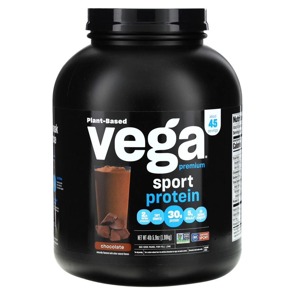 Vega, Plant-Based Protein, Performance Protein + Recovery, сливочный шоколад, 1,98 кг (4 фунта 5,9 унции)