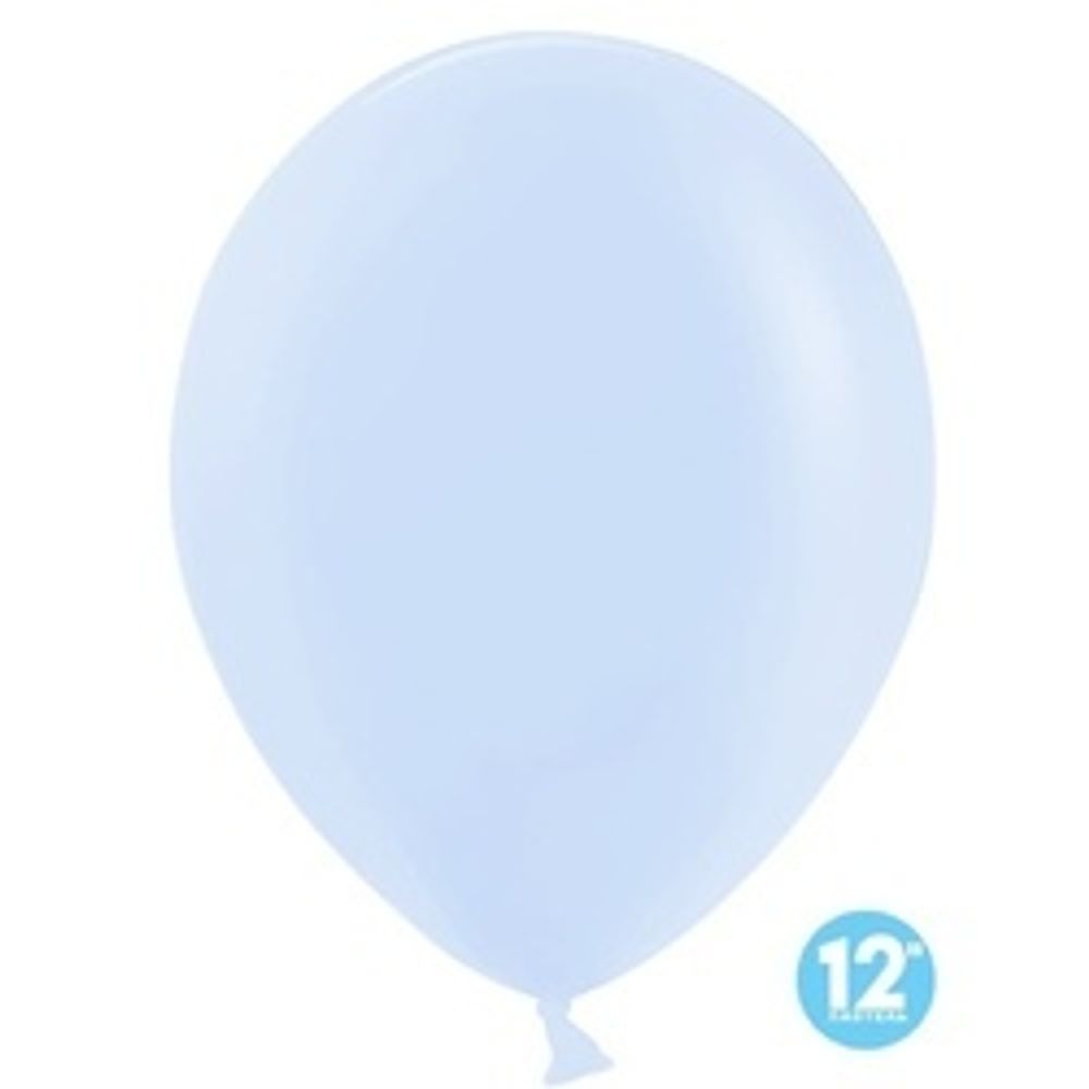 Шар (12"/30 см) Макарунс, Воздушно-голубой, пастель 100 шт.