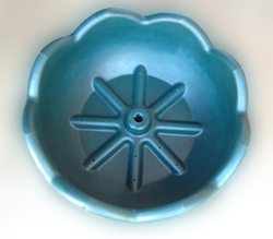 Вазон для цветов, термо-чаша 600, цвет зеленый