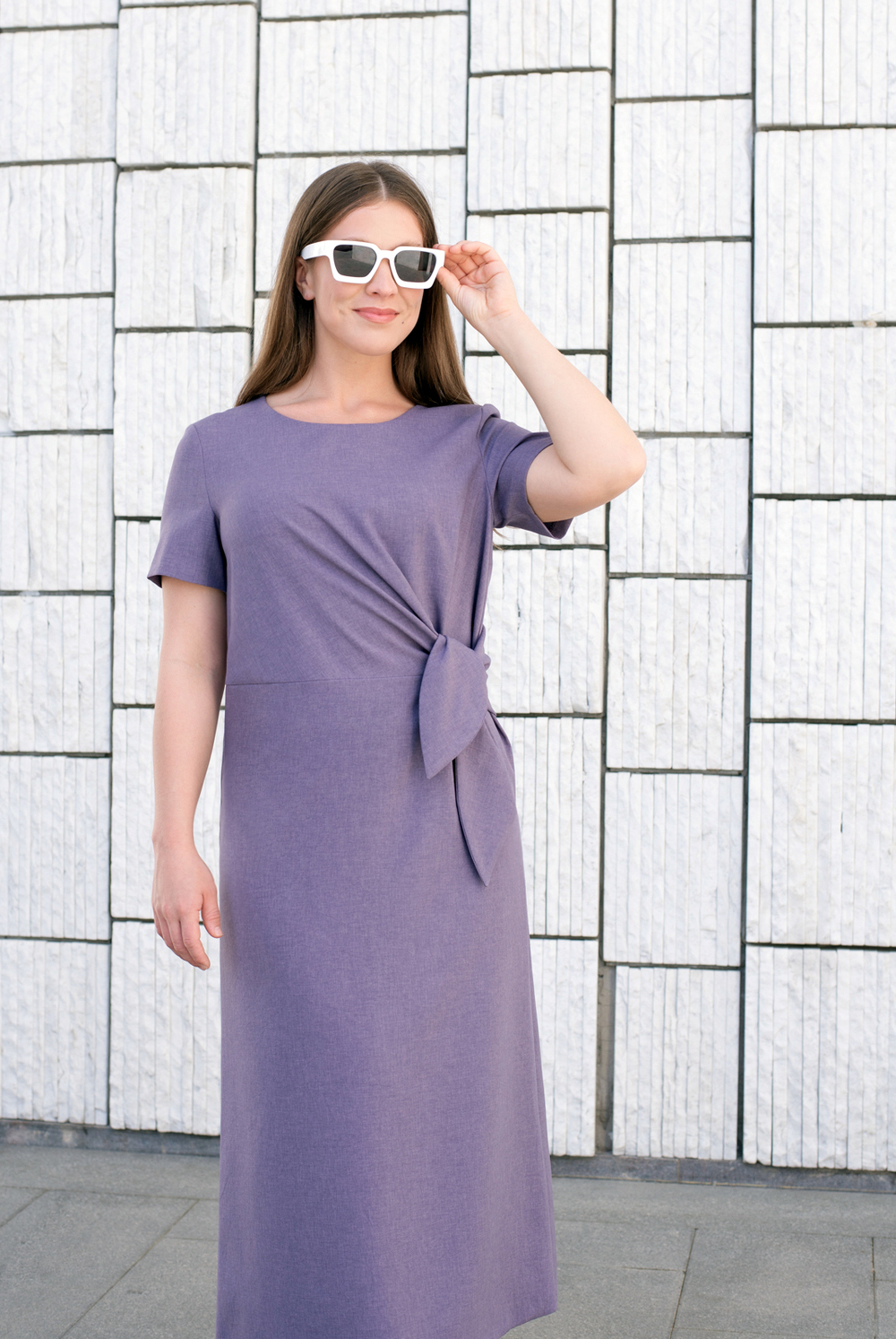 Платье женское 4606з, темно-сиреневый #259Тср054606з