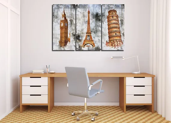 Модульная картина "Башни Мира"