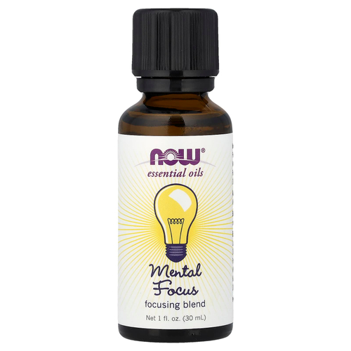 NOW Foods, Essential Oils, Mental Focus, 30 мл (1 жидк. унц.)