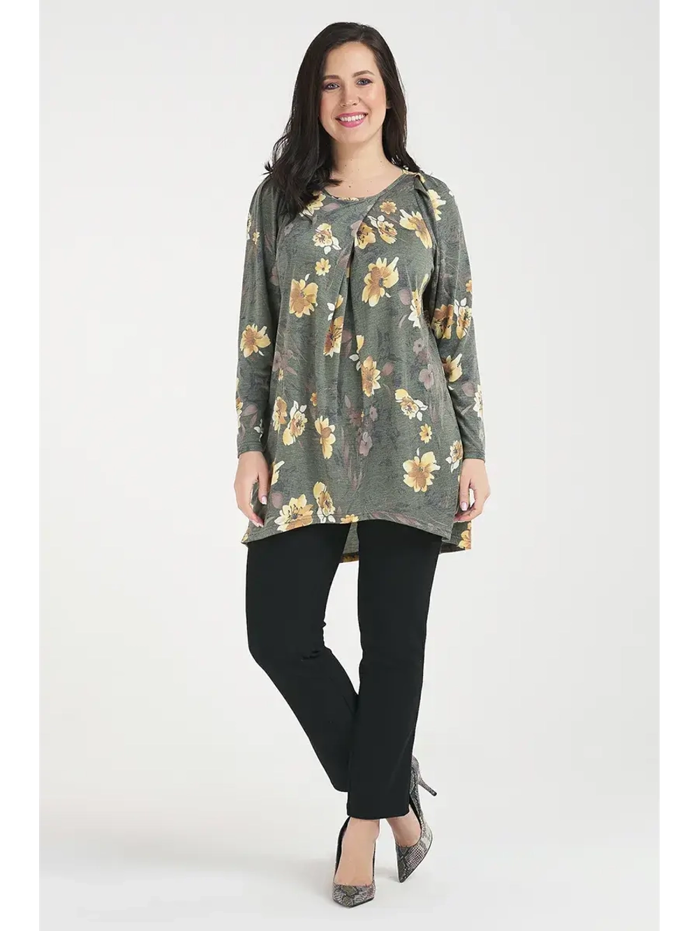 Туника лонгслив тонкий