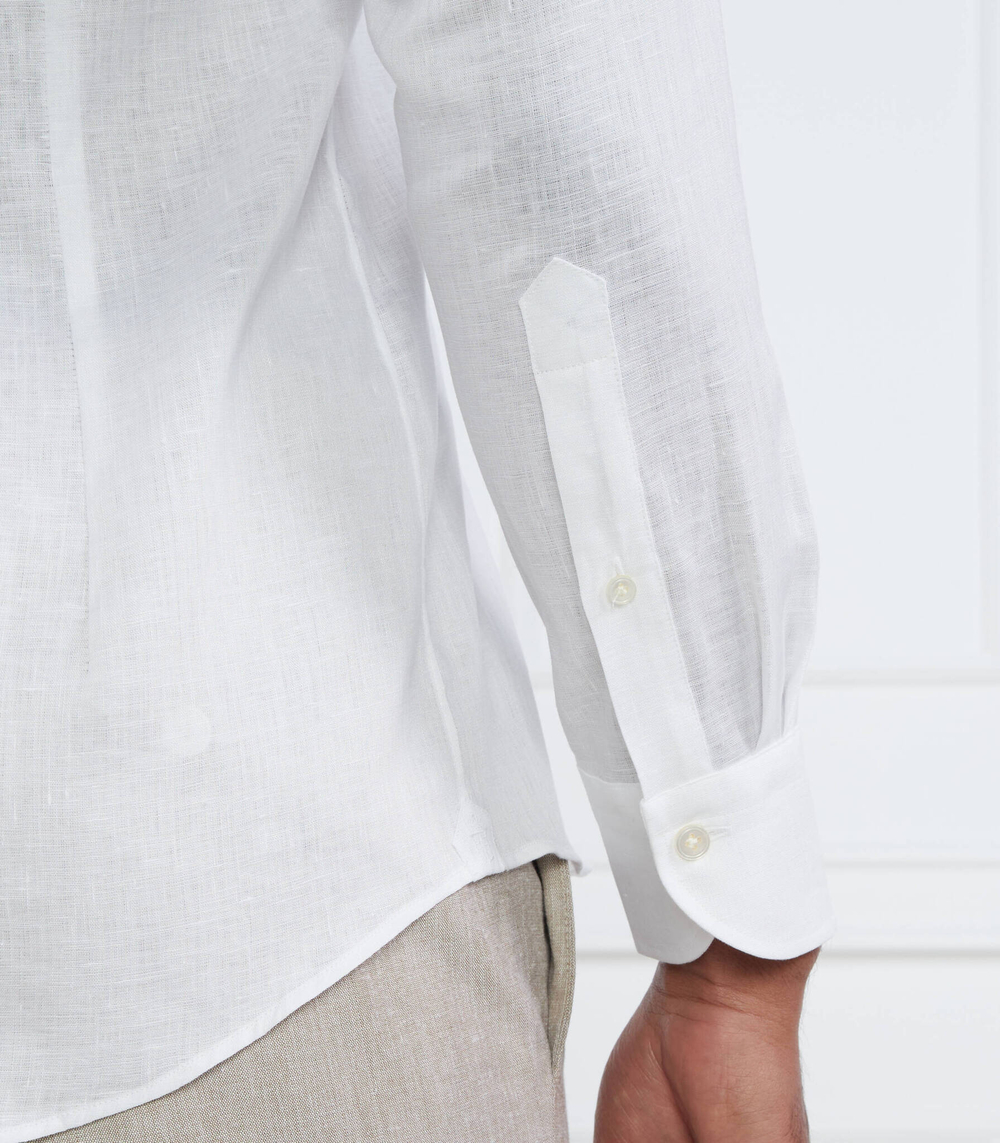 льняная рубашка bellagio Emanuel Berg - белый(BE-Bellagio SF4)