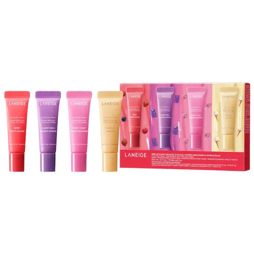 Laneige Mini Lip Glowy Balm Set
