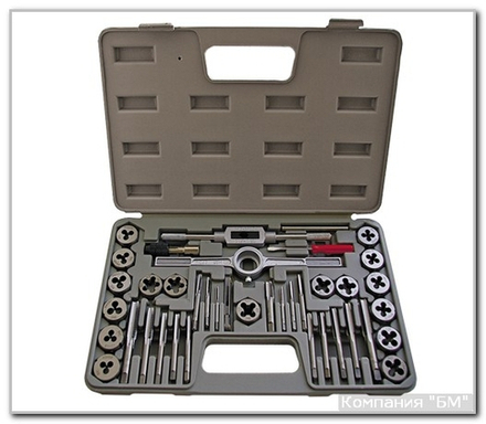 Набор резьбонар. 40 пр. пласт. футл. БМ