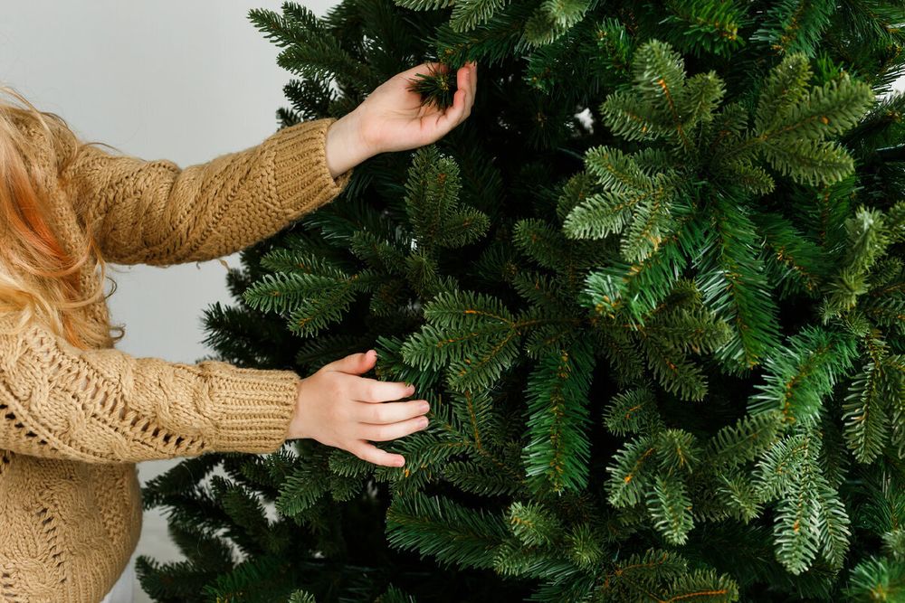 Искусственная ель «Барокко» (Литая+пвх) от 1.2 до 3 м