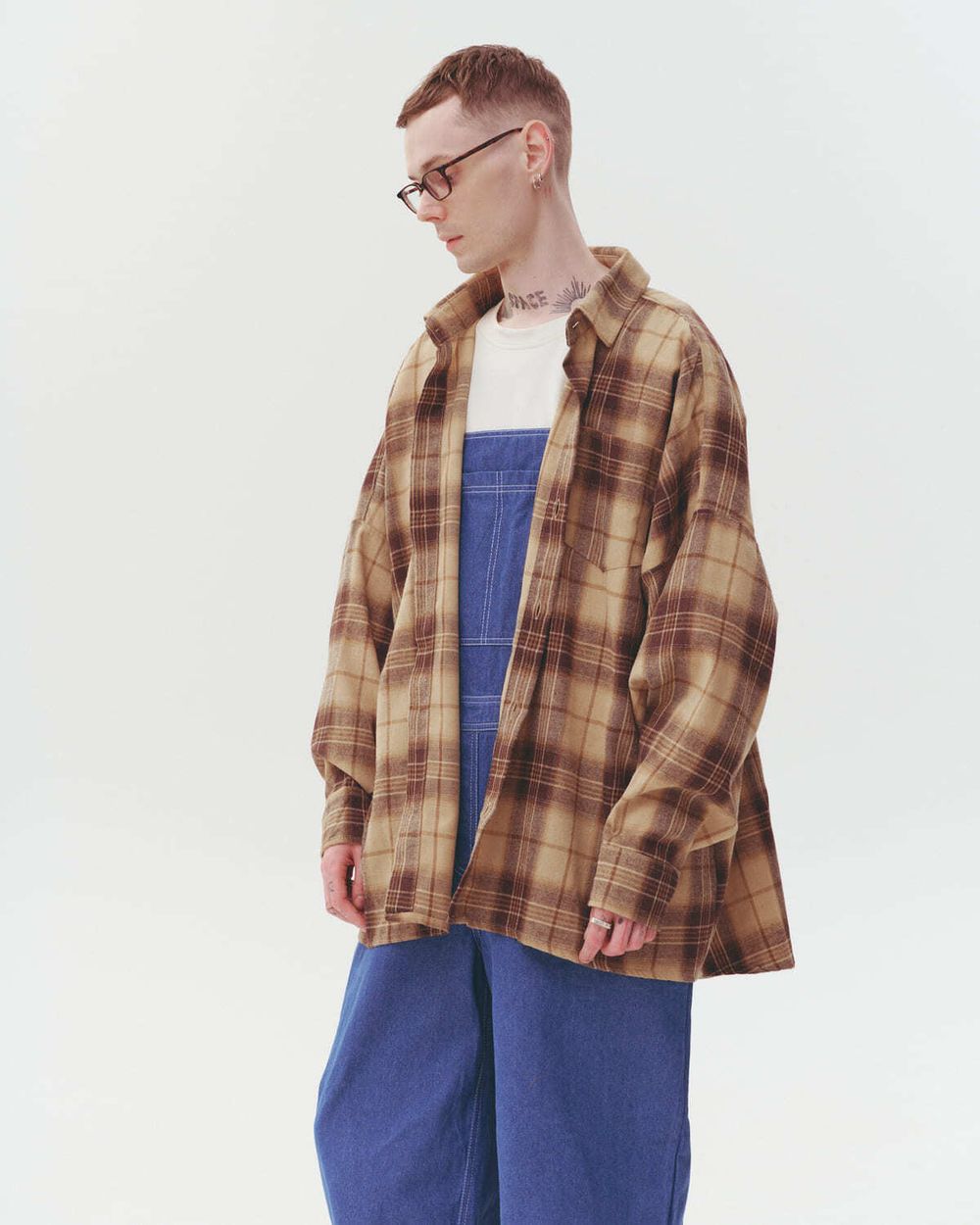 Купить Рубашка One Two Cowboy Shirt бежевая Рубашка One Two Cowboy Shirt бежевая