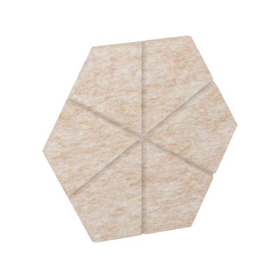 AcustiX Настенная панель шестигранная (6 лучей) VE.NP-6G6L-100 Крем-брюле 200*173*12
(сторона 100мм)