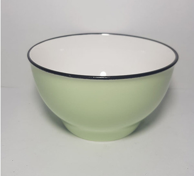 Салатник фарф.550 мл.глазурь TM Rainbow