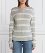 Хлопковый свитер soft c-nk Tommy Hilfiger - серый(WW0WW40264)