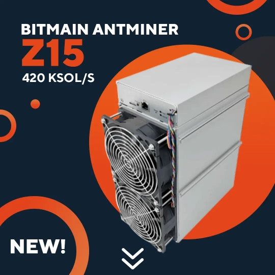 Асик майнер Antminer Z15 Pro 800 kSol/s
