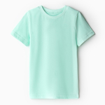 Футболка детская, цвет бирюзовый, рост 116см (MINAKU), 1 шт.