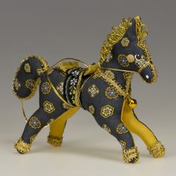 Ёлочная игрушка Лошадка Цирковая