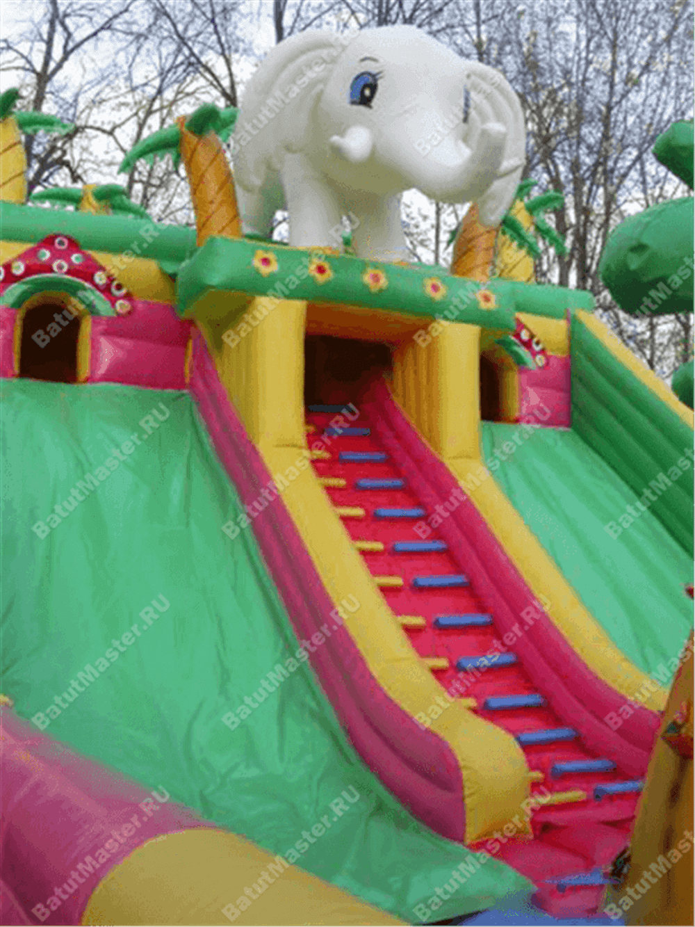 Коммерческий надувной батут "Сафари парк" 14*6*7 м